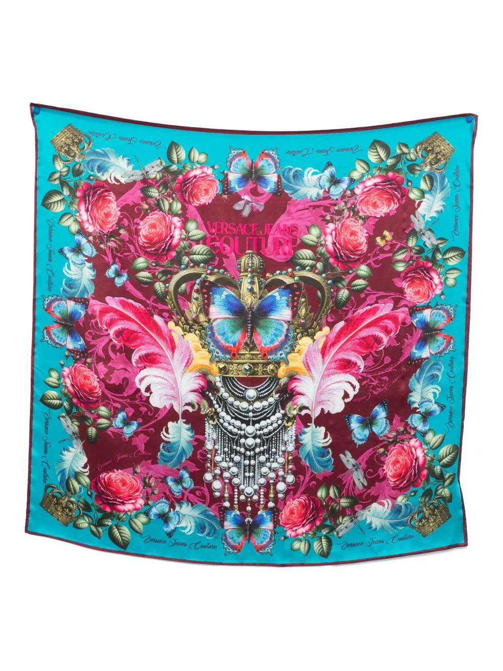 Шарф с принтом Versace Jeans Couture, синий
Шарф с принтом Versace Jeans Couture, синий