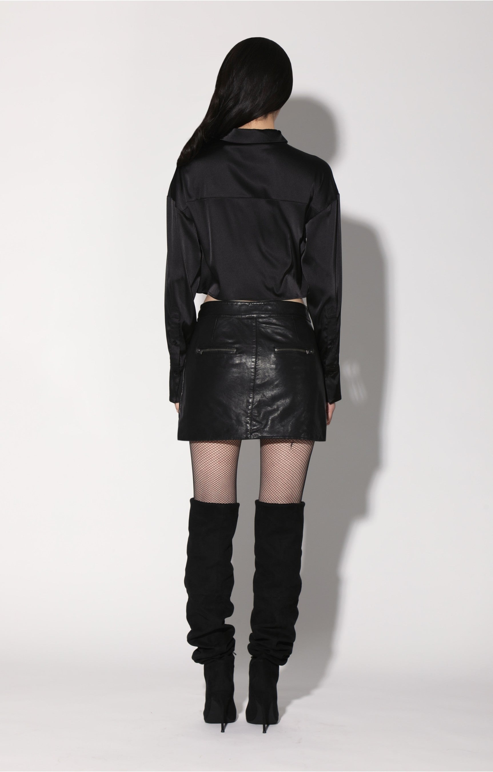 Юбка Shirley, черная - кожа Walter Baker
Юбка Shirley, черная - кожа Walter Baker