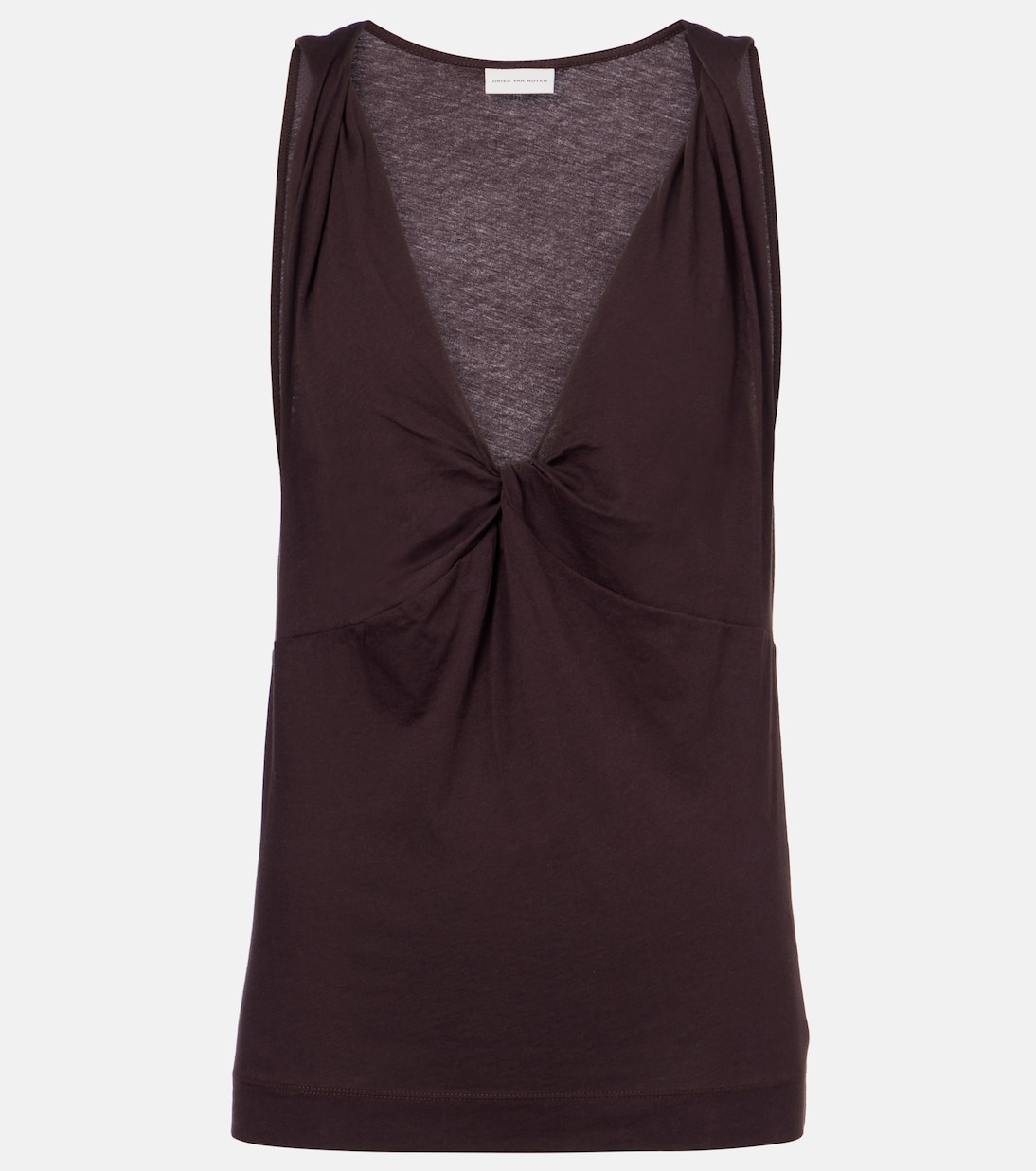 Топ из хлопка со сборками Dries Van Noten, бордовый
Топ из хлопка со сборками Dries Van Noten, бордовый