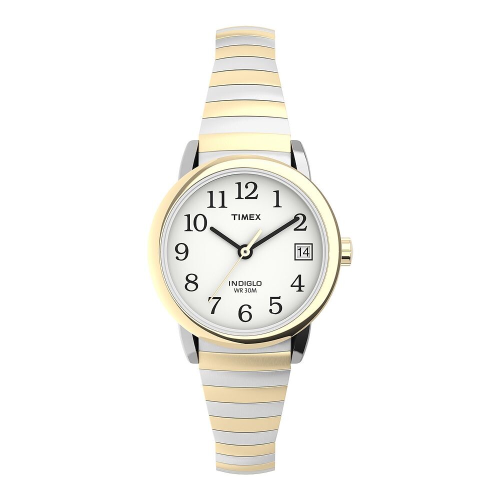 Женские двухцветные часы Timex Easy Reader с расширительным ремешком — TW2U79100JT, цвет Two Tone
Женские двухцветные часы Timex Easy Reader с расширительным ремешком — TW2U79100JT, цвет Two Tone