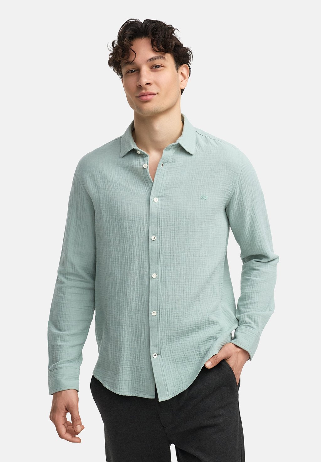 Рубашка Kronstadt, светло-зеленый
Рубашка Kronstadt, светло-зеленый