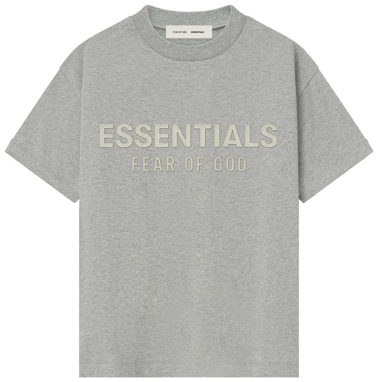 Классическая детская футболка с круглым вырезом Fear of God Essentials, серый
Классическая детская футболка с круглым вырезом Fear of God Essentials, серый