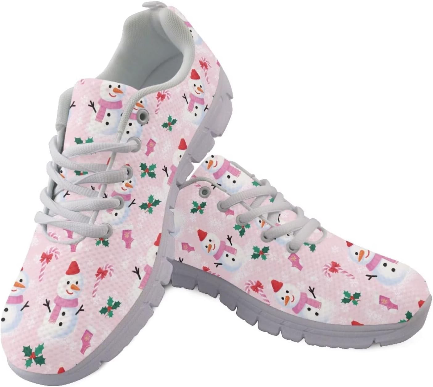 Кроссовки Forchrinse для женщин и мужчин, шнуровка, прогулочные кроссовки, повседневные теннисные туфли, нескользящие сетчатые кроссовки, Christmas Snowman Printed
Кроссовки Forchrinse для женщин и мужчин, шнуровка, прогулочные кроссовки, повседневные теннисные туфли, нескользящие сетчатые кроссовки, Christmas Snowman Printed