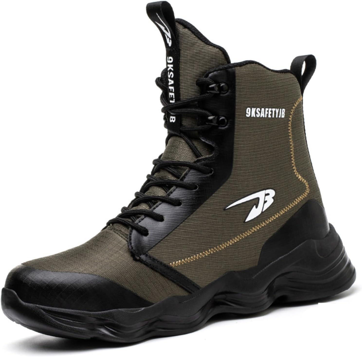 Ботинки KYOESCAI с защитным стальным носком, удобные, легкие, для мужчин, промышленные защитные обувь, зеленый
Ботинки KYOESCAI с защитным стальным носком, удобные, легкие, для мужчин, промышленные защитные обувь, зеленый