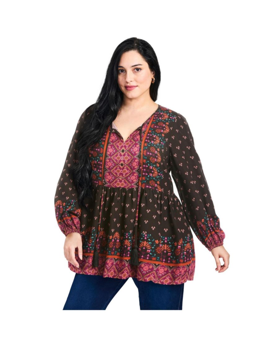 Женская крестьянская блузка Cara Blouson AVENUE, Boho bliss
Женская крестьянская блузка Cara Blouson AVENUE, Boho bliss