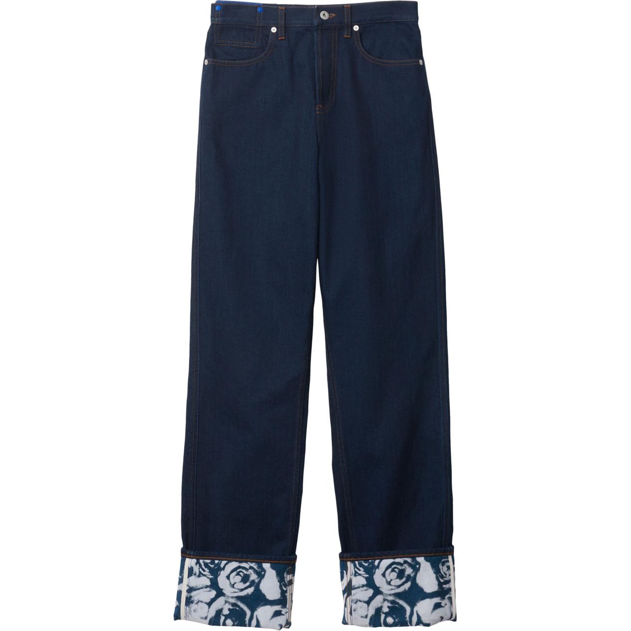 Джинсы прямого кроя с логотипом Burberry, синие
Джинсы прямого кроя с логотипом Burberry, синие