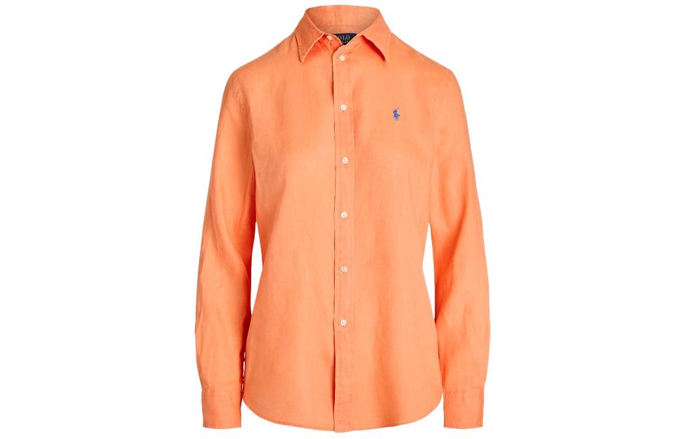 Поло Пони вышитая Льняная Рубашка Polo Ralph Lauren, Оранжевый
Поло Пони вышитая Льняная Рубашка Polo Ralph Lauren, Оранжевый