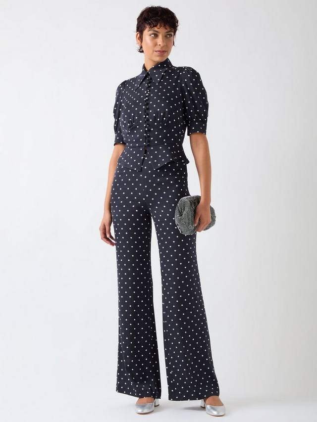 Брюки elsie в горошек L.K.Bennett, цвет Navy/Cream
Брюки elsie в горошек L.K.Bennett, цвет Navy/Cream