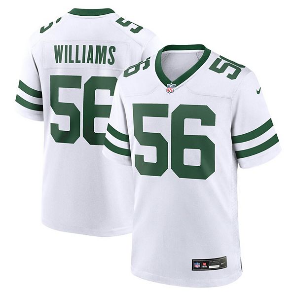 Мужская игровая футболка Quincy Williams Legacy White New York Jets Nike
Мужская игровая футболка Quincy Williams Legacy White New York Jets Nike