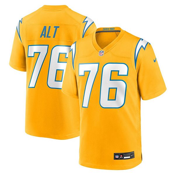 Мужская футболка Joe Alt Los Angeles Chargers Alternate Charger Power Game Player Nike
Мужская футболка Joe Alt Los Angeles Chargers Alternate Charger Power Game Player Nike