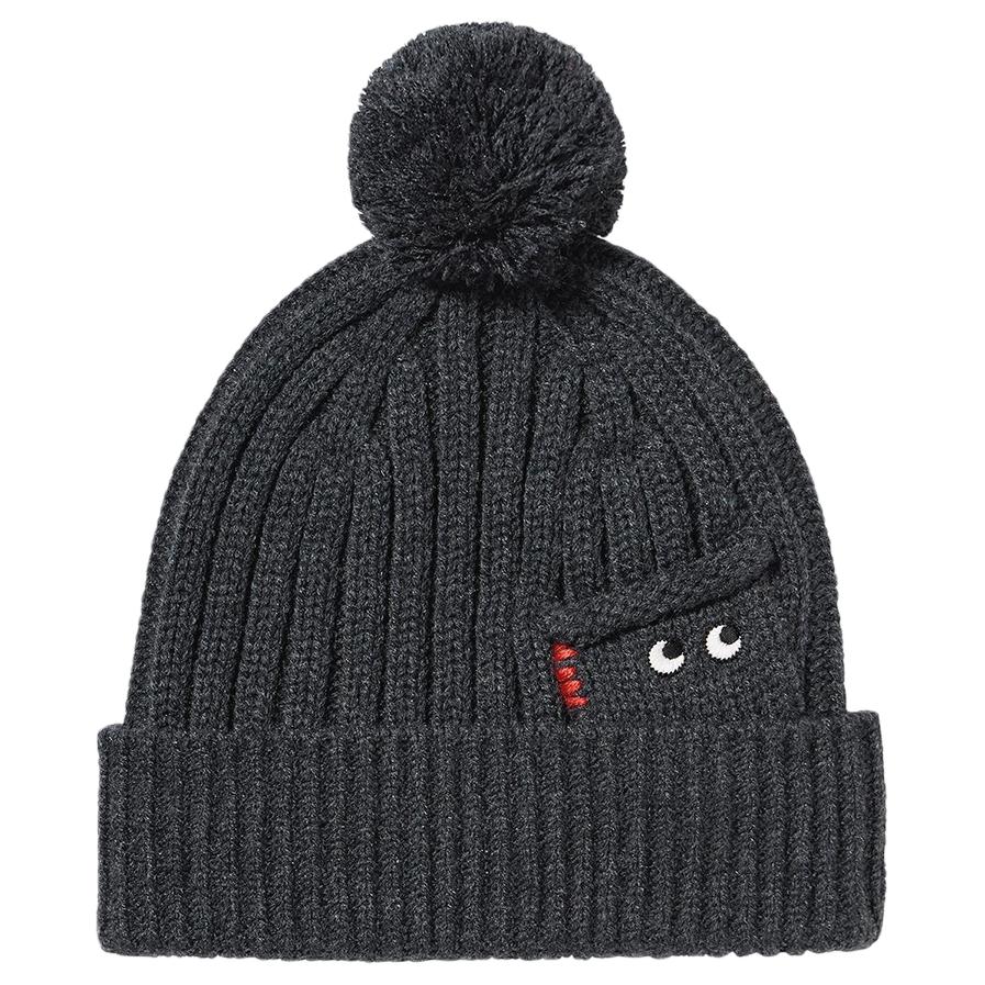 UNIQLO Акриловая вязаная шапка унисекс разноцветная, Dark Gray 
UNIQLO Акриловая вязаная шапка унисекс разноцветная, Dark Gray