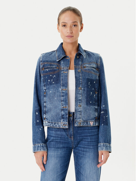 Джинсовая куртка regular fit W5YN69 D5R01 Guess, синий
Джинсовая куртка regular fit W5YN69 D5R01 Guess, синий