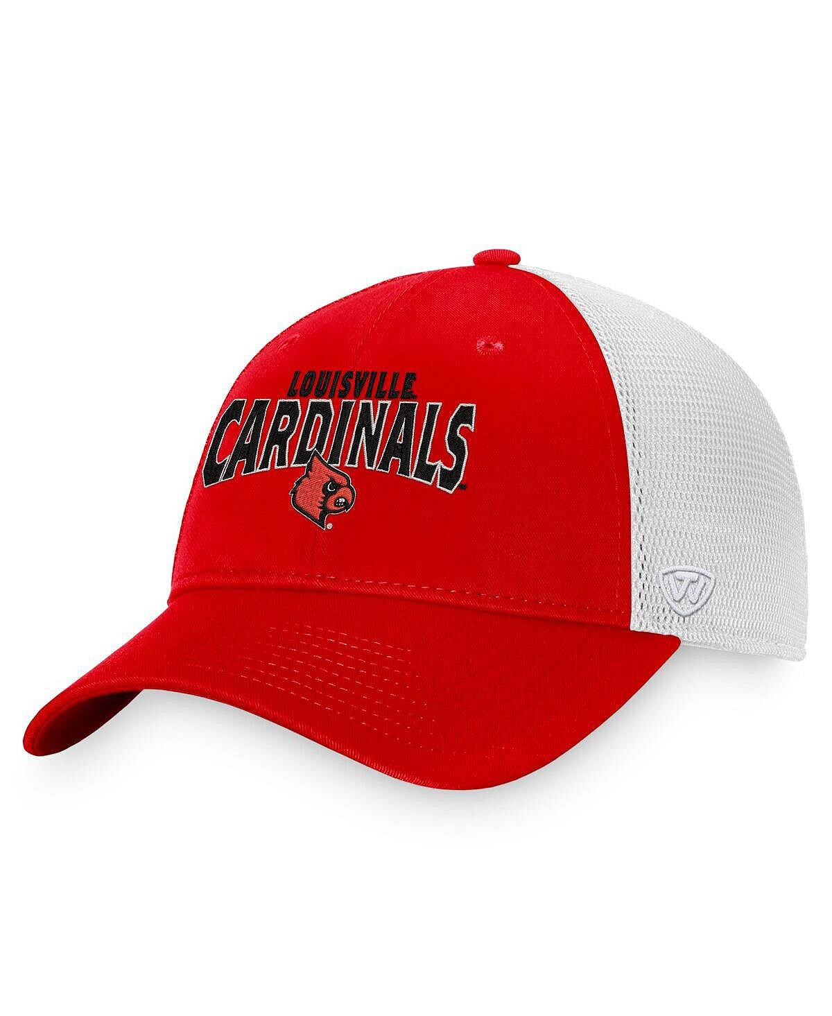 Мужская красно-белая кепка Louisville Cardinals Breakout Trucker Snapback Top of the World
Мужская красно-белая кепка Louisville Cardinals Breakout Trucker Snapback Top of the World