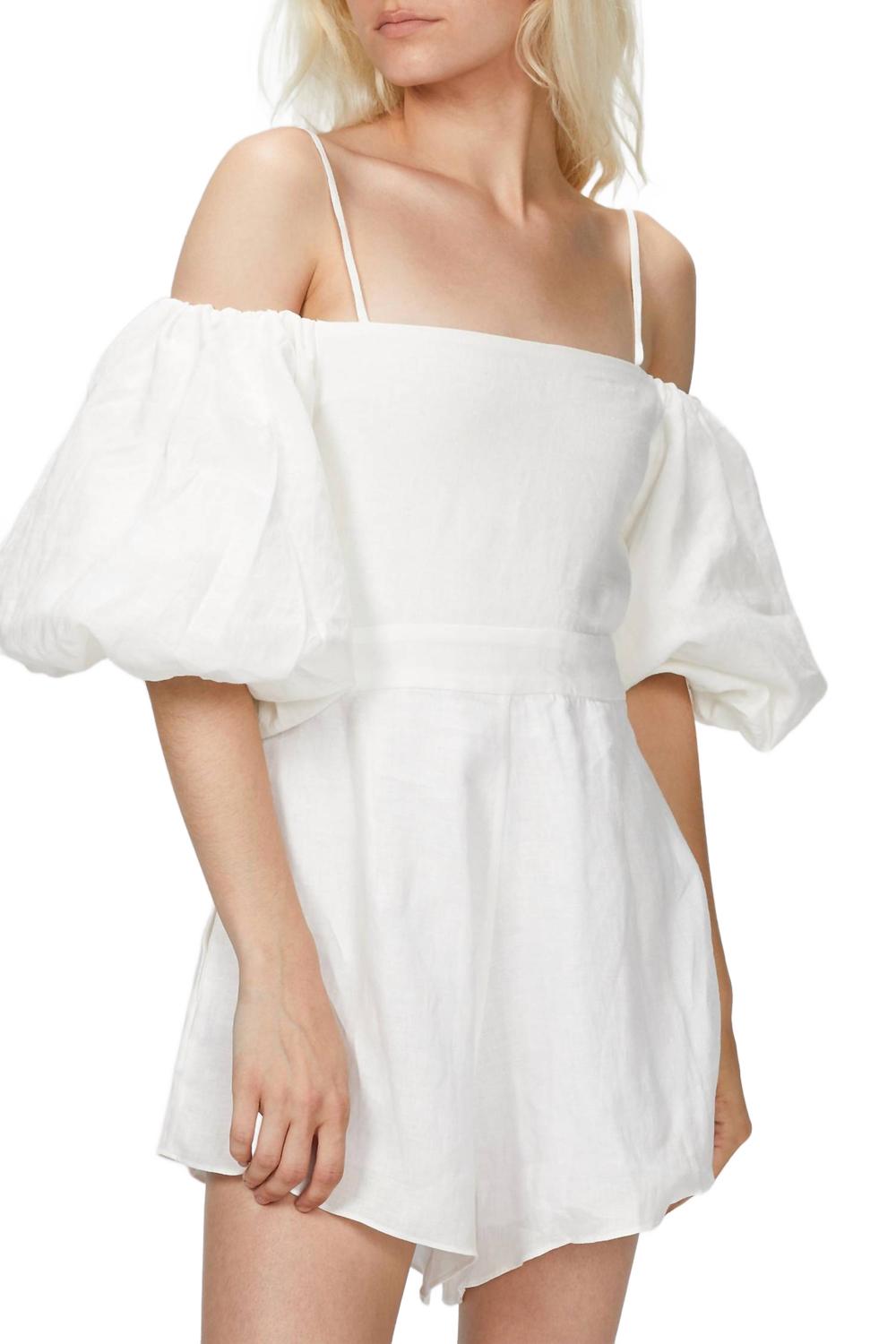 Льняной комбинезон с двойным узлом в белом цвете ADRIANA DEGREAS
Льняной комбинезон с двойным узлом в белом цвете ADRIANA DEGREAS