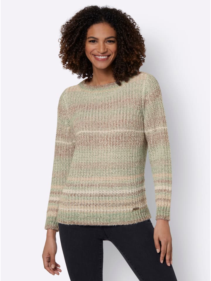 WITT WEIDEN Свитер с длинными рукавами в полоску цвета таупе-нефрит
WITT WEIDEN Свитер с длинными рукавами в полоску цвета таупе-нефрит