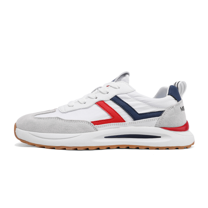 Износостойкие низкие повседневные туфли для мужчин MEXICAN, White Red
Износостойкие низкие повседневные туфли для мужчин MEXICAN, White Red