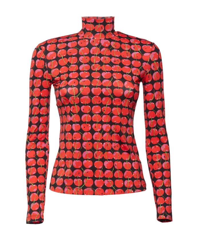 Свитер с высоким воротником из эластичного материала La Doublej, красный
Свитер с высоким воротником из эластичного материала La Doublej, красный