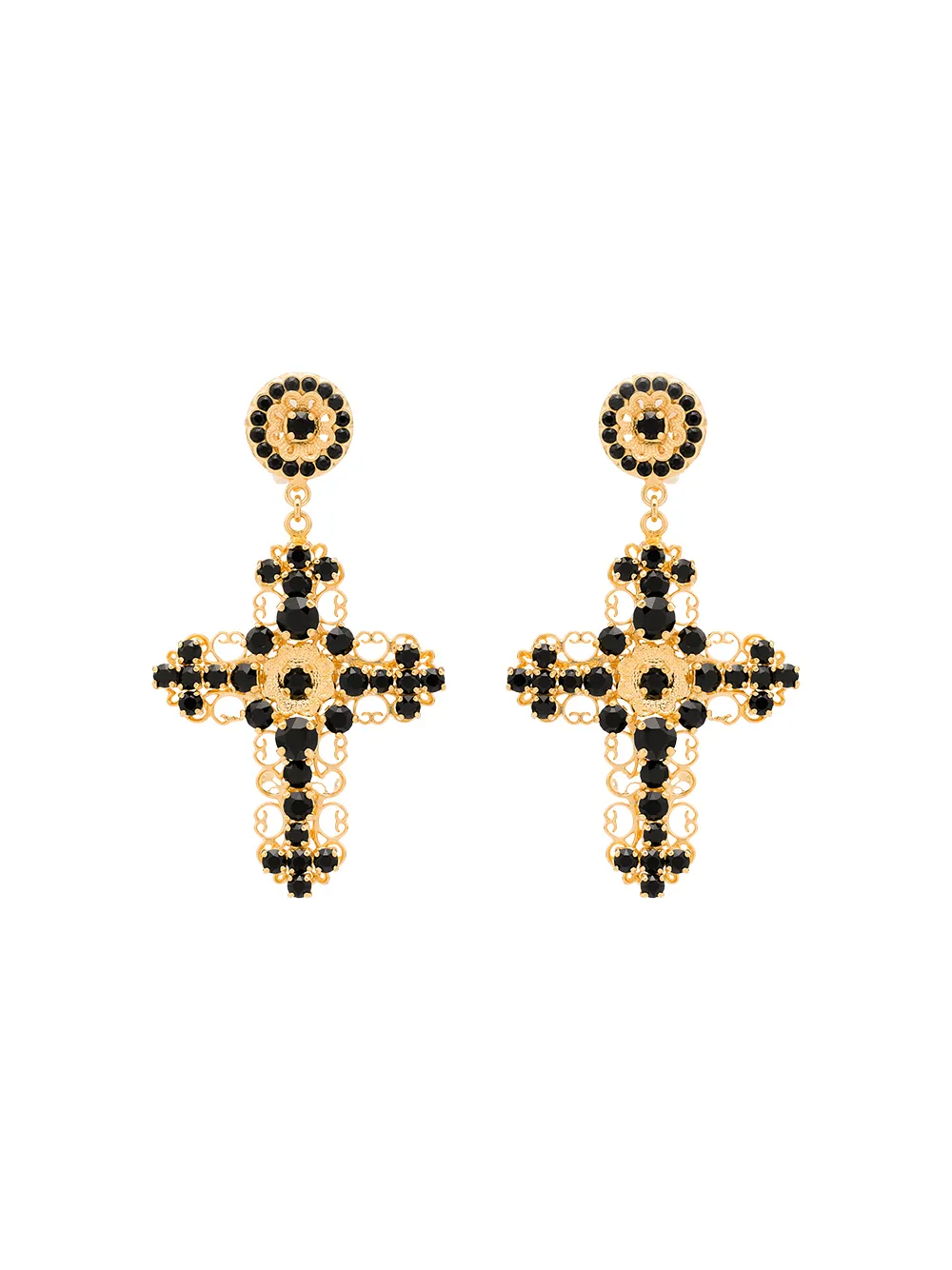 Декорированные серьги с кристаллами DOLCE & GABBANA, черный
Декорированные серьги с кристаллами DOLCE & GABBANA, черный