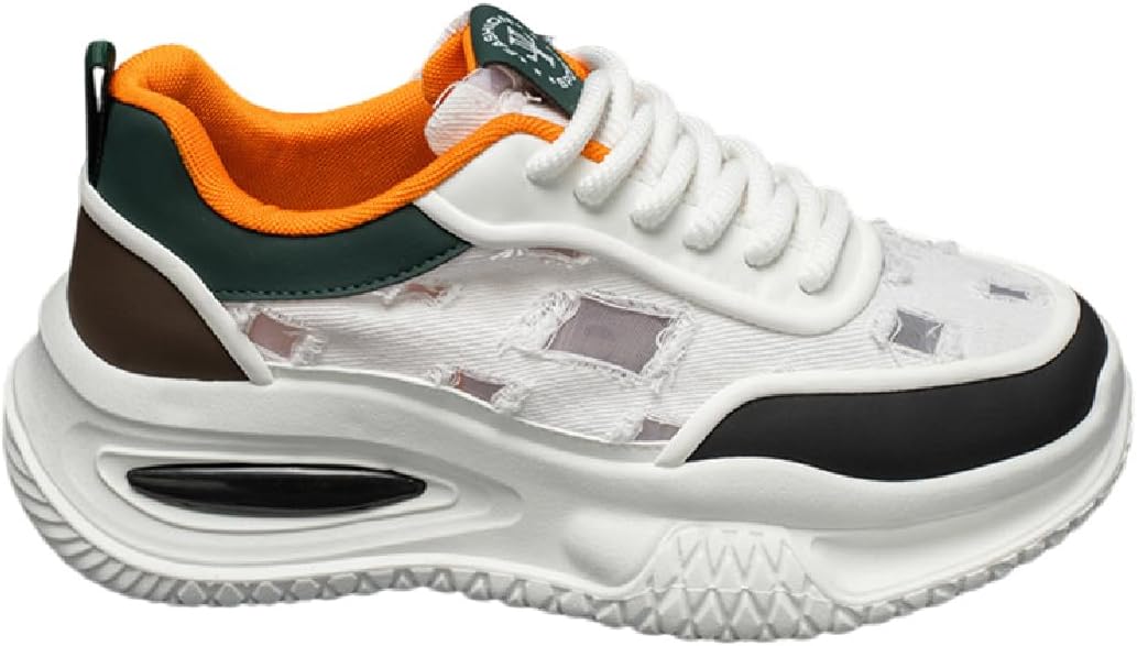 Мужские дышащие удобные кроссовки с шнуровкой, однотонные, низкие, для прогулок, повседневные, на платформе с эффектом увеличения роста Lexamen, оранжевый
Мужские дышащие удобные кроссовки с шнуровкой, однотонные, низкие, для прогулок, повседневные, на платформе с эффектом увеличения роста Lexamen, оранжевый