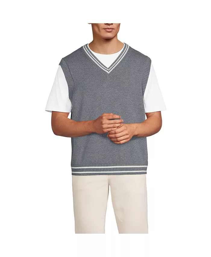 Мужской хлопковый жилет Drifter Lands' End, серый 
Мужской хлопковый жилет Drifter Lands' End, серый