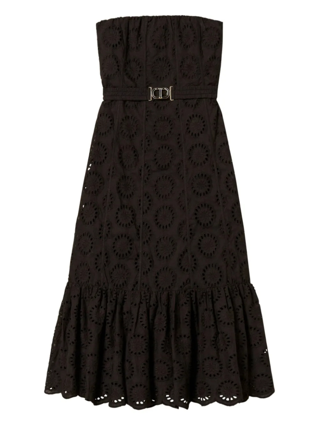 Платье с вышивкой англ TWINSET, черный
Платье с вышивкой англ TWINSET, черный