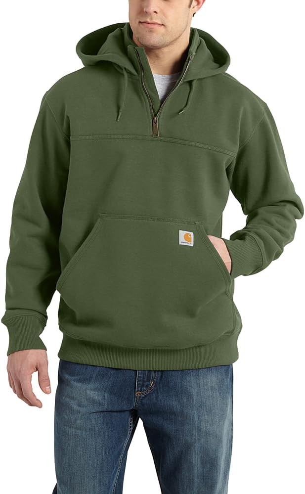 Carhartt мужская толстовка с молнией на четверть, Rain Defender, свободный крой, heavyweight, Chive
Carhartt мужская толстовка с молнией на четверть, Rain Defender, свободный крой, heavyweight, Chive