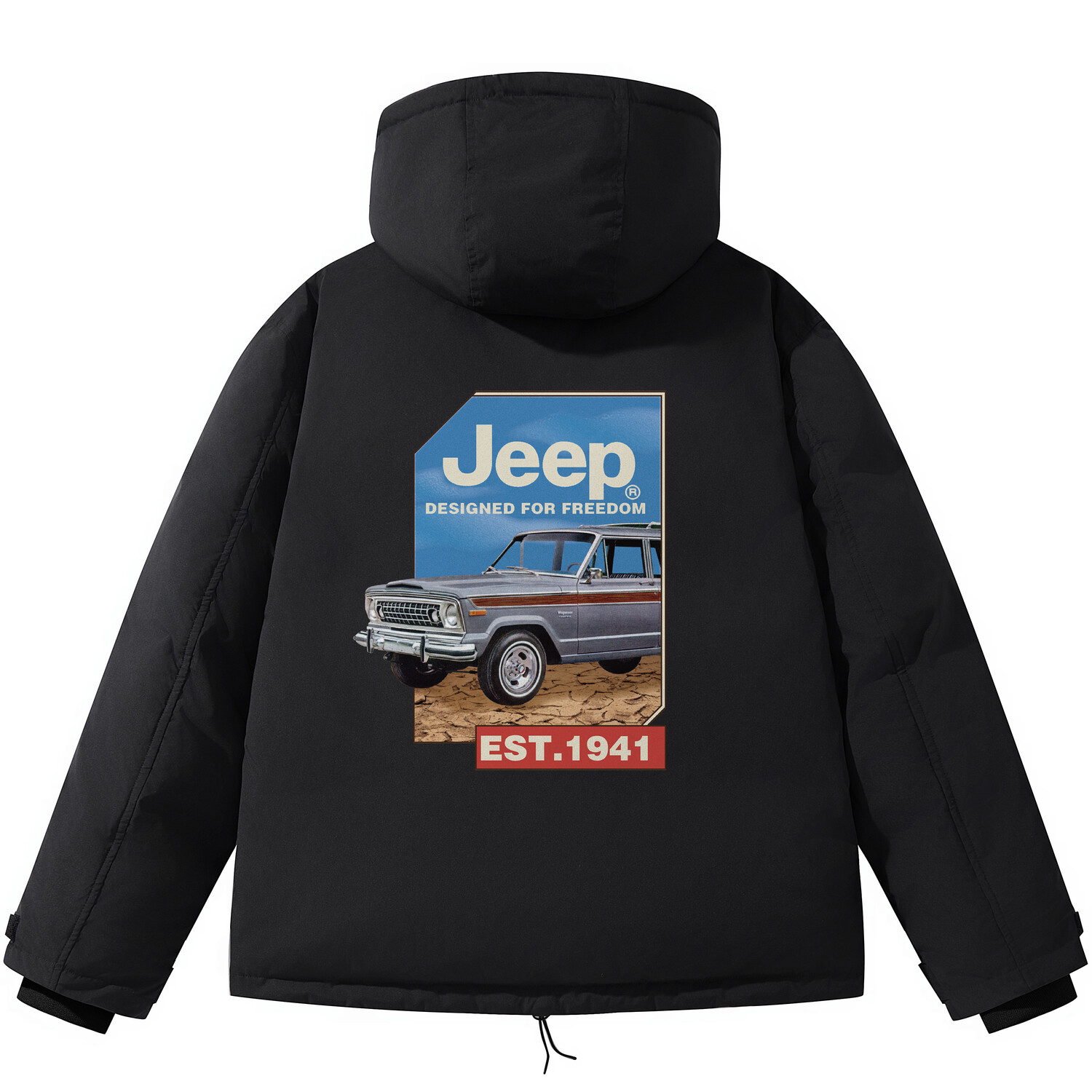 Пуховик унисекс Jeep, темно-синий
Пуховик унисекс Jeep, темно-синий