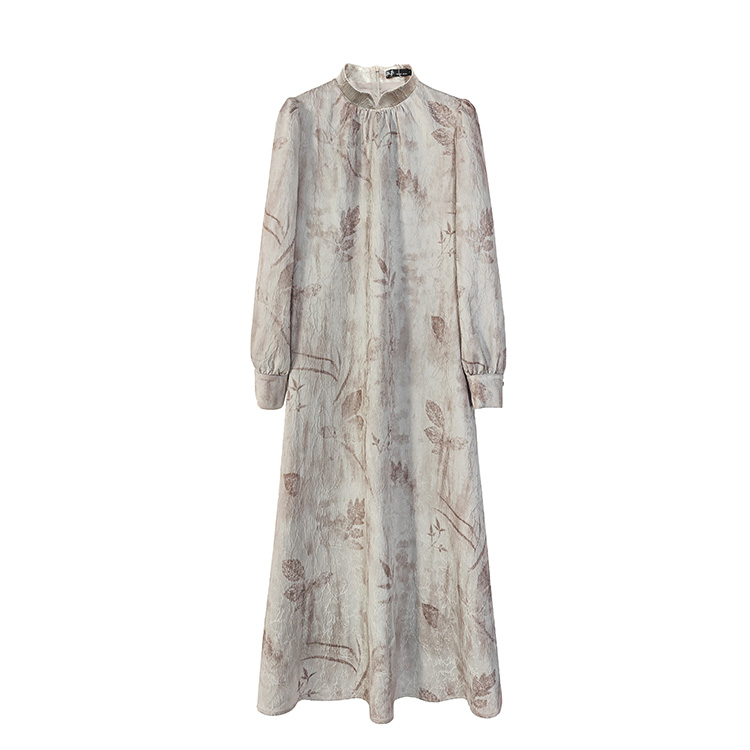 Длинное платье с рукавами Женское Виноградный абрикос JK&JS
Длинное платье с рукавами Женское Виноградный абрикос JK&JS