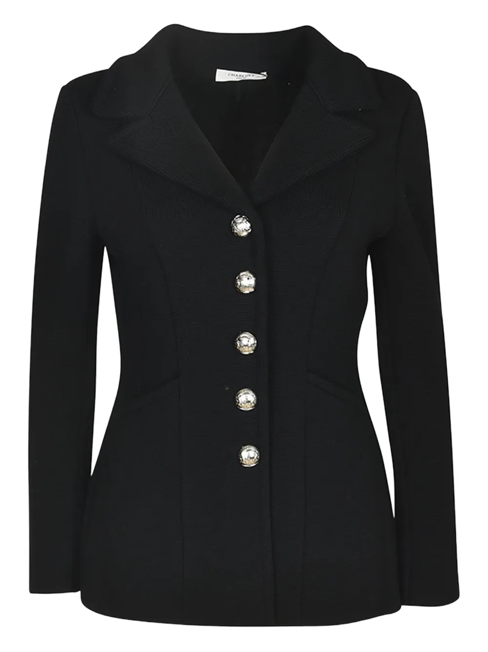 Жакет с декорированными пуговицами Charlott, черный
Жакет с декорированными пуговицами Charlott, черный