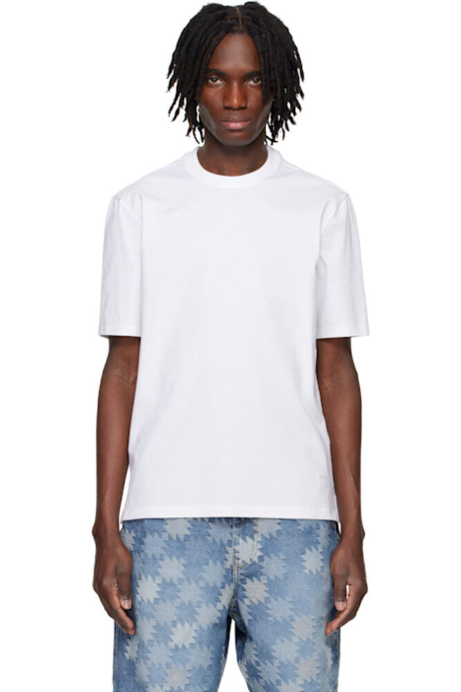 Белая футболка с вышитым логотипом Solid Homme
Белая футболка с вышитым логотипом Solid Homme