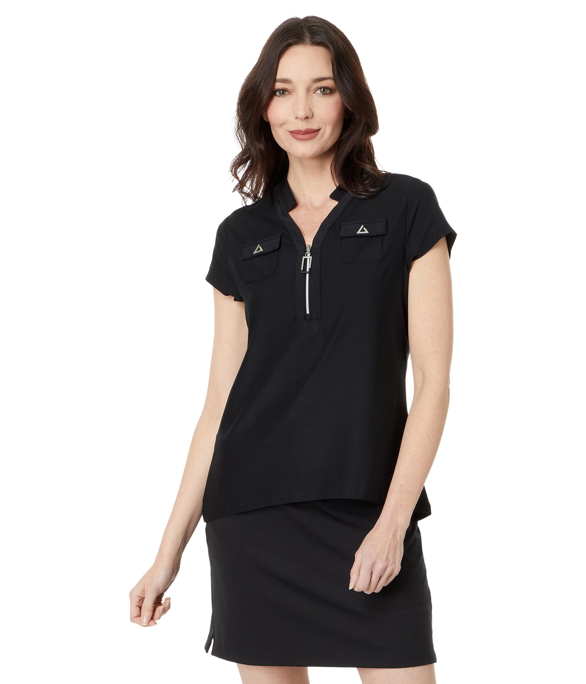 Топ Jamie Sadock Solid Short Sleeve Top, Jet
Топ Jamie Sadock Solid Short Sleeve Top, Jet