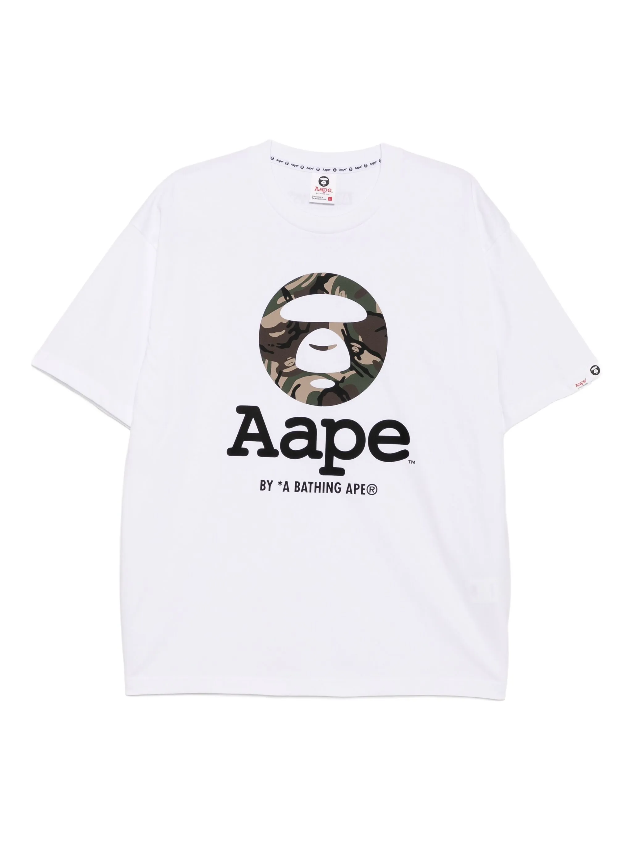 Футболка с короткими рукавами Aape By A Bathing Ape, белый
Футболка с короткими рукавами Aape By A Bathing Ape, белый