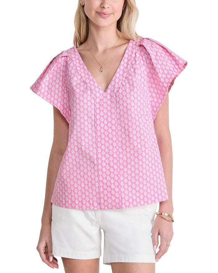 Топ с расклешенными рукавами Harbor Vineyard Vines, розовый
Топ с расклешенными рукавами Harbor Vineyard Vines, розовый
