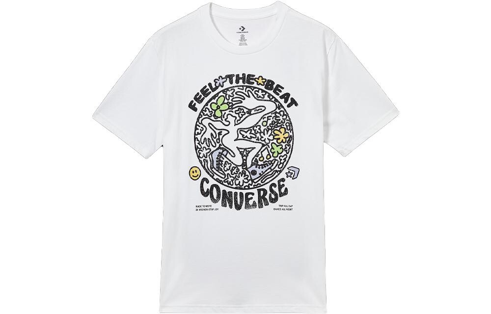 Футболка унисекс белая Converse, белый
Футболка унисекс белая Converse, белый