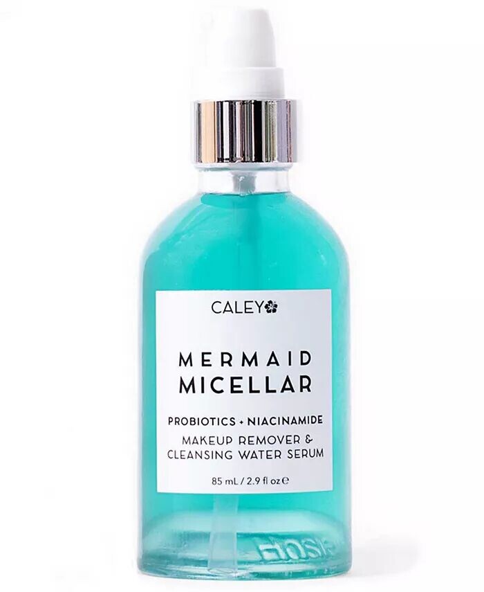 Мицеллярная очищающая сыворотка Mermaid, 2,9 жидких унции Caley Cosmetics, цвет Aqua
Мицеллярная очищающая сыворотка Mermaid, 2,9 жидких унции Caley Cosmetics, цвет Aqua