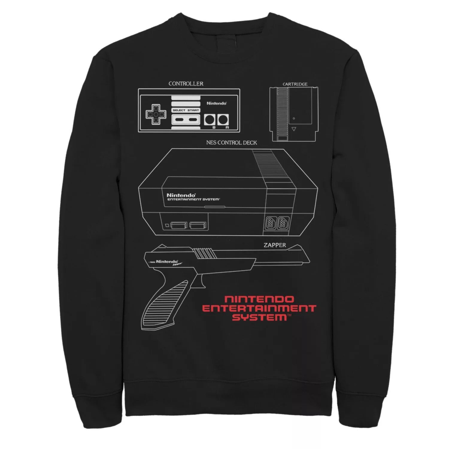 Мужская толстовка с плакатом и контуром Nintendo System Essentials Licensed Character
Мужская толстовка с плакатом и контуром Nintendo System Essentials Licensed Character