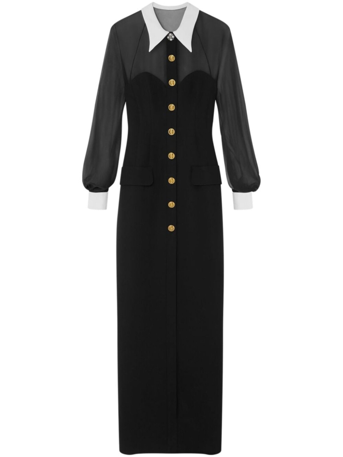 Versace шелковое платье макси, черный 
Versace шелковое платье макси, черный