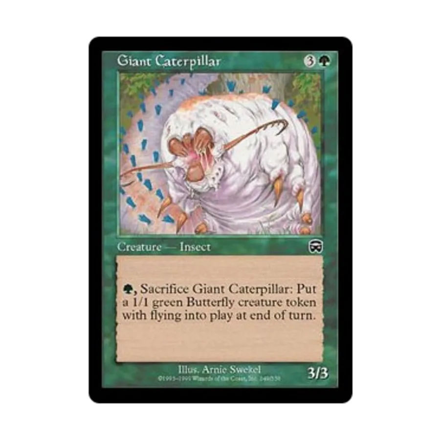CCG Гигантская гусеница (С), MTG - Mercadian Masques
CCG Гигантская гусеница (С), MTG - Mercadian Masques