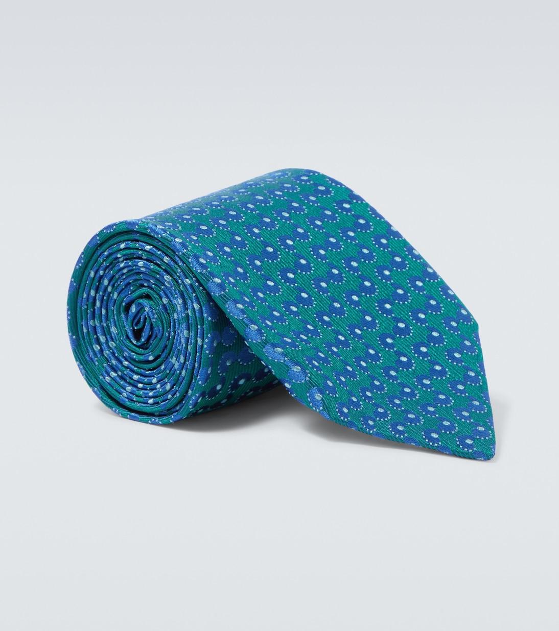 Шелковый галстук жаккард Charvet, Green Blue
Шелковый галстук жаккард Charvet, Green Blue