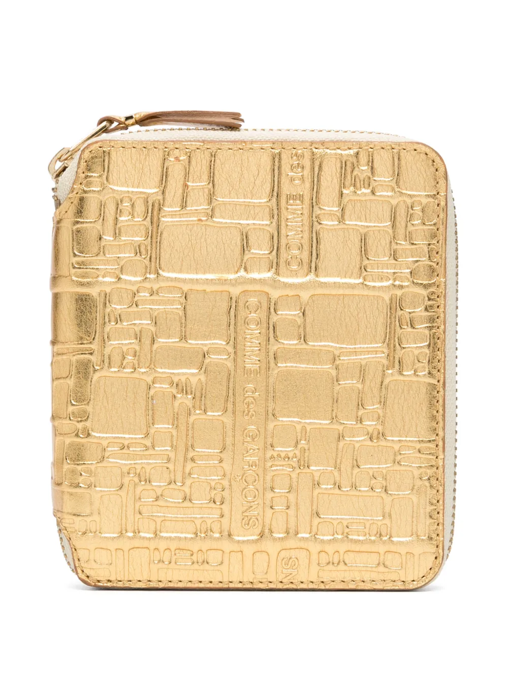 Кошелек с тисненым логотипом Comme Des Garçons Wallet, золотой
Кошелек с тисненым логотипом Comme Des Garçons Wallet, золотой
