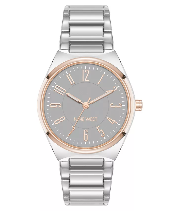 Женские часы Quartz с легкочитаемым серым циферблатом и двухцветным металлическим сплавом, 34mm Anne Klein
Женские часы Quartz с легкочитаемым серым циферблатом и двухцветным металлическим сплавом, 34mm Anne Klein