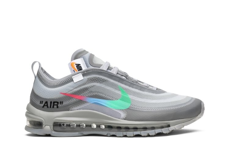 Кроссовки Nike Off-White x Air Max 97 'Menta', серый
Кроссовки Nike Off-White x Air Max 97 'Menta', серый