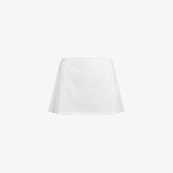 Мини-юбка из джерси с хлопковым ажурным узором drop needle pointelle Skims, цвет snow
Мини-юбка из джерси с хлопковым ажурным узором drop needle pointelle Skims, цвет snow