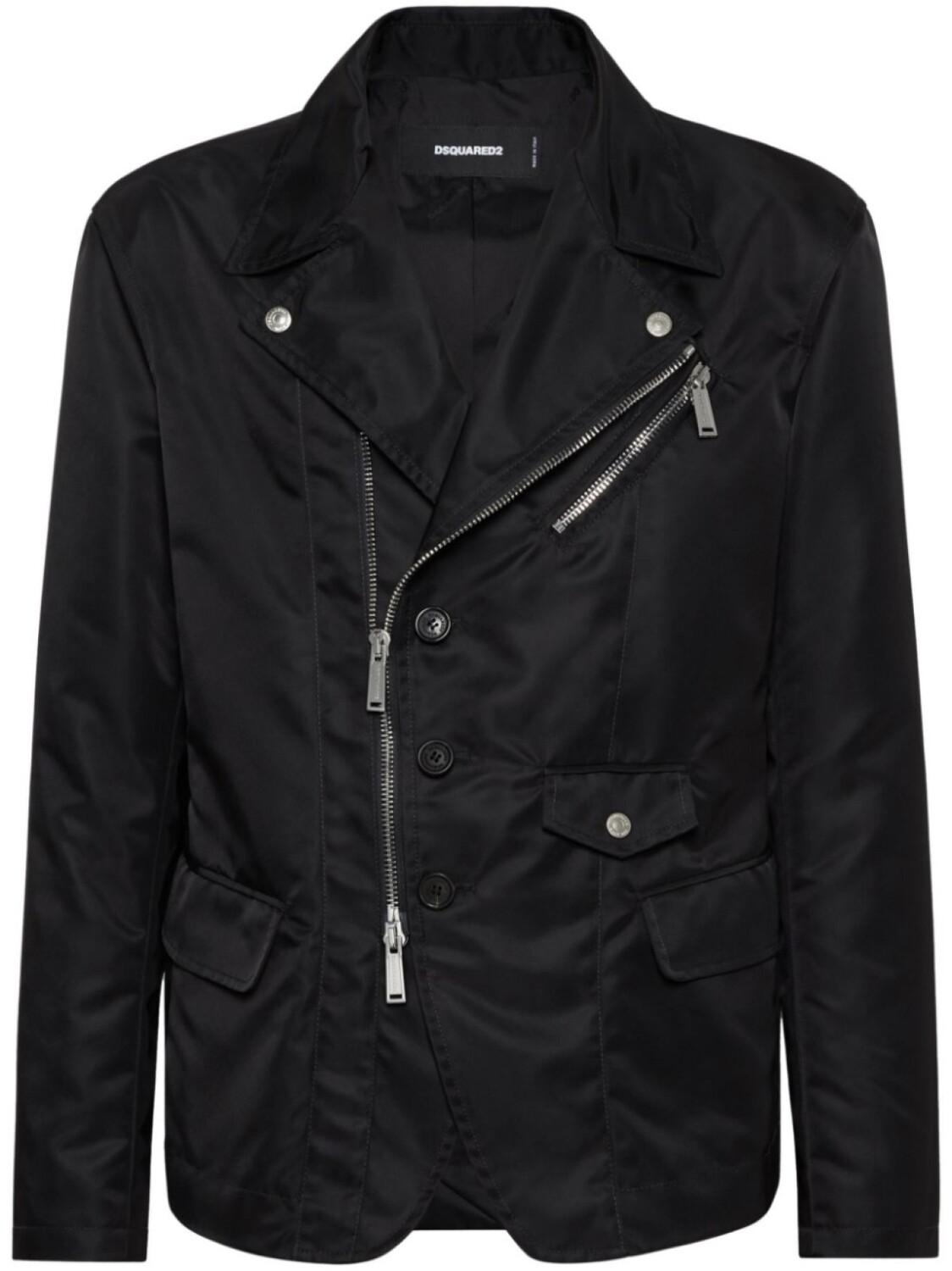 DSQUARED2 атласная байкерская куртка, черный
DSQUARED2 атласная байкерская куртка, черный