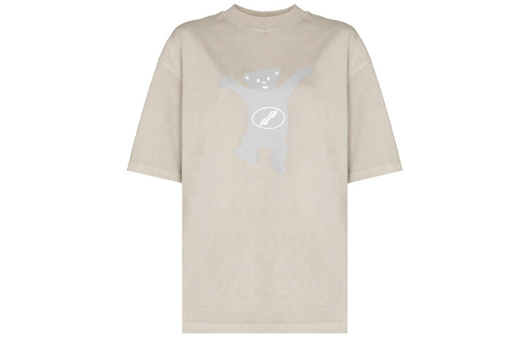 Футболка унисекс бежевая We11Done, бежевый
Футболка унисекс бежевая We11Done, бежевый