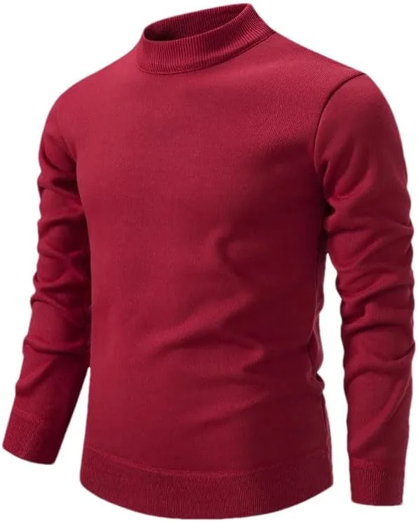 Мужской пуловер осень/зима Slim Fit однотонный
Мужской пуловер осень/зима Slim Fit однотонный