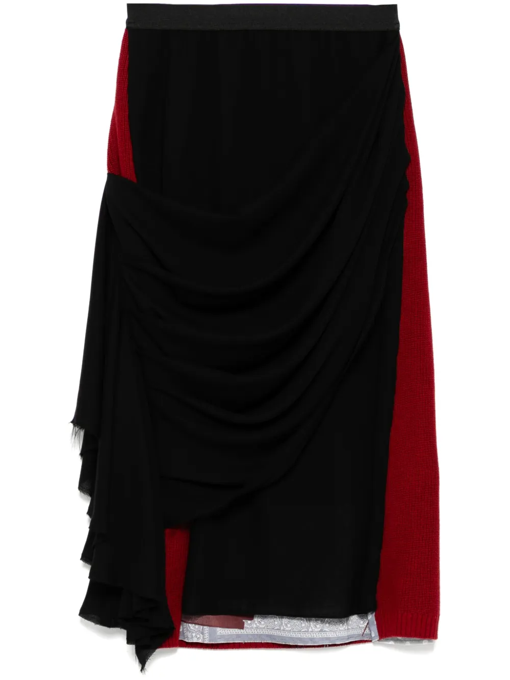 Юбка в технике пэчворк Undercover, черный 
Юбка в технике пэчворк Undercover, черный