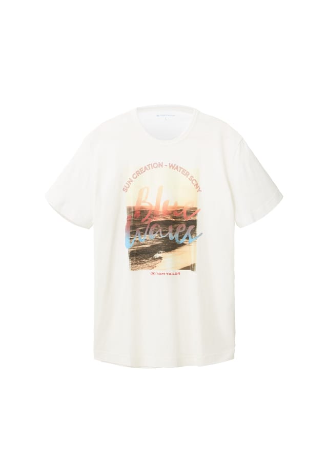 Футболка с коротким рукавом круглым вырезом и фотопринтом Tom Tailor, белый
Футболка с коротким рукавом круглым вырезом и фотопринтом Tom Tailor, белый
