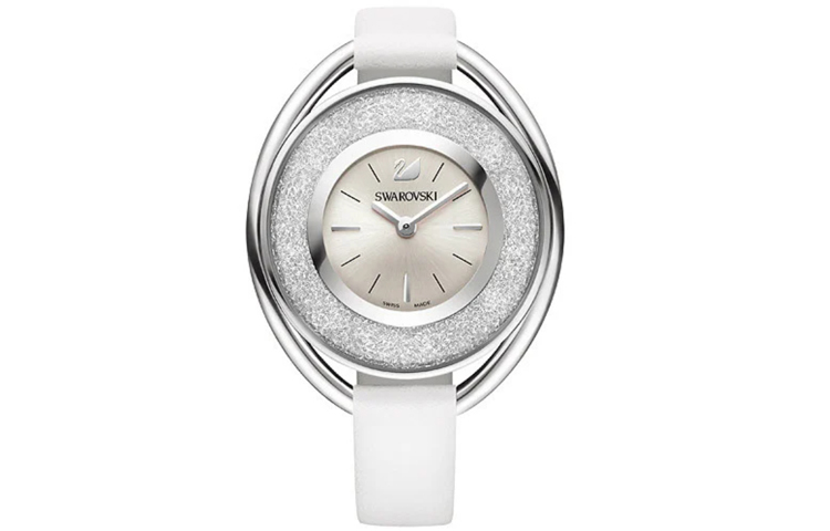 Наручные часы с кварцевым механизмом Кожаный ремешок Белый циферблат Женские часы Swarovski
Наручные часы с кварцевым механизмом Кожаный ремешок Белый циферблат Женские часы Swarovski