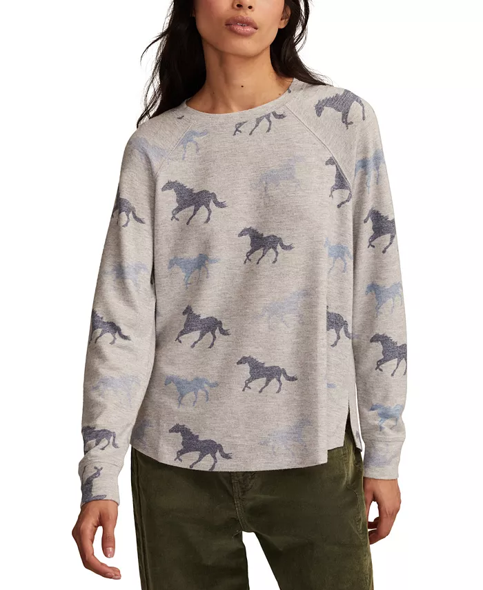 Женский свитер Cloud с длинными рукавами и круглым вырезом Lucky Brand, серый
Женский свитер Cloud с длинными рукавами и круглым вырезом Lucky Brand, серый